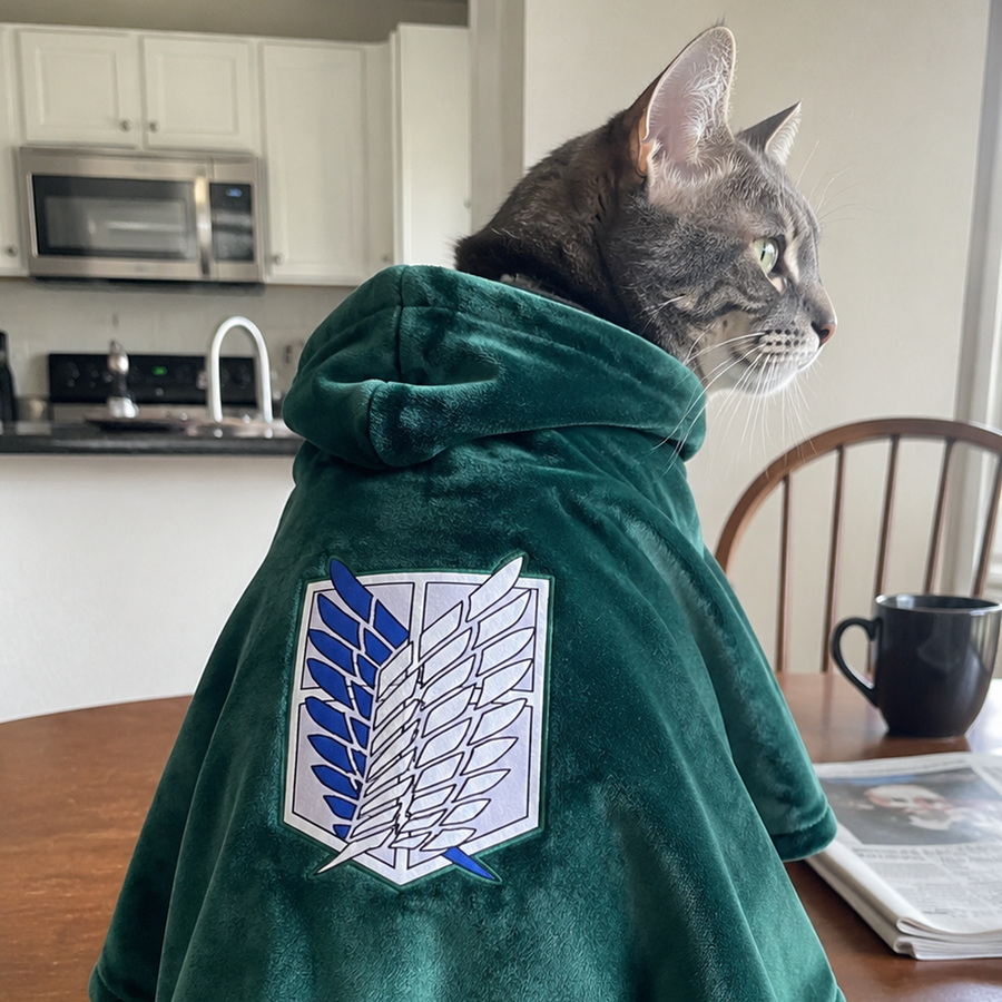 FurCorps Scout Cloak β Hooded Cape for Cats & Dogs